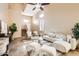 Spacious living room with neutral decor and modern furniture at 19226 N Cave Creek Rd # 109, Phoenix, AZ 85024