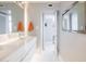 Modern bathroom featuring a bright light, a large mirror and a modern faucet at 2055 W Windsor Ave, Phoenix, AZ 85009