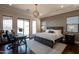 Tranquil main bedroom suite with a desk and access to outdoor space at 28304 N 141St Way, Scottsdale, AZ 85262