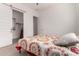Bedroom with a walk-in closet, neutral carpet, and a bright and airy feel, perfect for a relaxing retreat at 3202 N 197Th Ave, Buckeye, AZ 85396