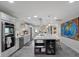 Bright kitchen with stainless steel appliances, eat in dining area and extra seating at the island at 3834 E Shaw Butte Dr, Phoenix, AZ 85028