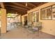 Charming patio featuring comfortable seating, perfect for enjoying outdoor moments and relaxation at 459 S Boojum Way, Mesa, AZ 85208