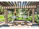 Community grilling area featuring a stone table, BBQ grills, and a water fountain at 5345 E Van Buren St # 167, Phoenix, AZ 85008