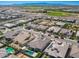 A wide aerial view showcases a vibrant community with pools and nearby recreational facilities at 11807 W Parkway Ln, Avondale, AZ 85323