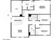 Upstairs floorplan featuring the primary bedroom and bath, 2 additional bedrooms, bonus room, and laundry at 12642 W Parkway Ln, Avondale, AZ 85323
