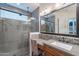 Bathroom featuring a glass shower and vanity at 1275 E Verde Blvd, Queen Creek, AZ 85140