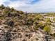 Expansive desert landscape with rocky terrain and views of distant houses at 17496 W Summit Dr, Goodyear, AZ 85338