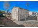 Shed on gravel lot surrounded by chain link fence at 2237 E Windsor Ave, Phoenix, AZ 85006