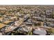 Lush community view from above with mature landscaping and organized street layout at 3954 E Florian Ave, Mesa, AZ 85206