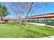 Turfed lawn in community park by the Daisy Mountain Railroad loading area at 40716 N Hudson Trl, Anthem, AZ 85086