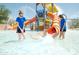 A young boy enjoys the fun at this water park with slides and water activities at 40716 N Hudson Trl, Anthem, AZ 85086