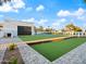 The outdoor spaces include a bocce ball court, putting green and sports court at 6601 E Hearn Rd, Scottsdale, AZ 85254