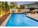 Sparkling pool with fountains and patio space, perfect for outdoor relaxation and entertaining at 9467 E Rockwood Dr, Scottsdale, AZ 85255