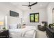 Bright bedroom with modern furniture and a comfortable bed at 10029 E Calle De Las Brisas --, Scottsdale, AZ 85255