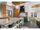 Modern kitchen features a spacious island with seating, custom cabinetry, and high-end appliances at 10029 E Calle De Las Brisas --, Scottsdale, AZ 85255