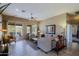 Spacious living room with sliding glass doors, comfortable seating, and great natural light at 10250 E Morning Star Dr, Scottsdale, AZ 85255