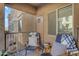 Relaxing outdoor patio area with comfortable seating, perfect for enjoying the fresh air and scenic views at 12050 N Panorama Dr # 107, Fountain Hills, AZ 85268