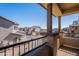 Private balcony with great views of a well-manicured neighborhood at 1255 N Arizona Ave # 1246, Chandler, AZ 85225