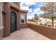 Relaxing outdoor patio area with tile flooring and neutral exterior paint at 1407 E Artemis Trl, San Tan Valley, AZ 85140