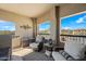 Inviting balcony with comfortable seating, offering scenic views and fresh air at 19700 N 76Th St # 2044, Scottsdale, AZ 85255