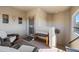 Serene balcony with cushioned seating and stylish decor, creating a relaxing outdoor space at 19700 N 76Th St # 2044, Scottsdale, AZ 85255