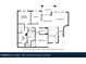 Floor plan featuring primary bedroom, second bedroom, living room, and balcony layout at 19700 N 76Th St # 2044, Scottsdale, AZ 85255