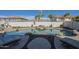 Backyard oasis with a beautiful rock waterfall pool, perfect for relaxation and entertaining at 2506 E Bridgeport Pkwy, Gilbert, AZ 85295