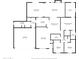 Detailed floor plan showcasing the layout of the home including the kitchen, bedrooms, and living spaces at 2801 E Sylvia St, Phoenix, AZ 85032
