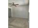 Bedroom featuring carpet, ceiling fan and closet at 3618 W Las Palmaritas Dr, Phoenix, AZ 85051
