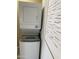 Modern, stacked, white washer and dryer appliances offer efficient laundry in a compact space at 3637 E Monterosa St # 5, Phoenix, AZ 85018