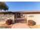 Desert home featuring gated and private entry courtyard and desert landscaping at 36801 N Long Rifle Rd, Carefree, AZ 85377