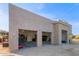 Oversized three car garage, featuring abundant storage space and work area at 36801 N Long Rifle Rd, Carefree, AZ 85377