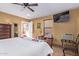 Comfortable bedroom with a spacious layout and soft, natural lighting at 36801 N Long Rifle Rd, Carefree, AZ 85377