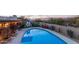 Backyard pool and patio area perfect for relaxing and entertaining at 36801 N Long Rifle Rd, Carefree, AZ 85377