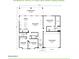 Floor plan showcasing a 3-bed, 2-bath home with spacious great room and front-loading garage at 6274 S Dean Rd, Buckeye, AZ 85326