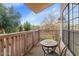 Relaxing outdoor balcony with a view of the garden and blue skies at 7800 E Lincoln Dr # 1104, Scottsdale, AZ 85250