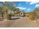 Stunning front entrance featuring desert landscaping and an inviting walkway to the front door at 8540 E Mcdowell Rd # 19, Mesa, AZ 85207