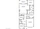 Detailed floor plan displaying the layout of the home with labelled rooms and dimensions at 10039 S 23Rd Dr, Phoenix, AZ 85041