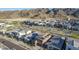 Street level aerial of modern houses and mountain views at 1111 E Mcneil St, Phoenix, AZ 85044