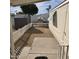 Low maintenance gravel backyard with patio and shed at 11411 N 91St Ave # 122, Peoria, AZ 85345