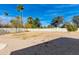 Expansive backyard with gravel landscaping and a walled perimeter for privacy at 12836 N 60Th St, Scottsdale, AZ 85254