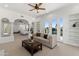 Sun-drenched living room with seamless access to the main bedroom and outdoor views at 1523 E Treasure Cove Dr, Gilbert, AZ 85234