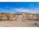 A landscape with native vegetation framing the home under a clear blue sky at 31555 N Royce Rd, San Tan Valley, AZ 85144