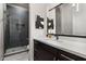 Bathroom features dual vanity, sleek fixtures, and a modern tiled shower at 3246 E San Miguel Pl, Paradise Valley, AZ 85253