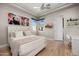 Serene bedroom with natural light, a comfortable bed, and stylish decor, creating a peaceful retreat at 3246 E San Miguel Pl, Paradise Valley, AZ 85253