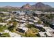 Beautiful aerial view of the property with mountain views at 4201 E Camelback Rd # 34, Phoenix, AZ 85018