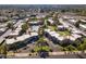 Aerial view of community with lush landscaping at 4201 E Camelback Rd # 34, Phoenix, AZ 85018