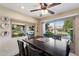 Dining area features a view of the community lake offering relaxing scenery and natural lighting at 421 Leisure World --, Mesa, AZ 85206