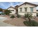 Charming single story home featuring desert landscaping, stucco exterior, and a two car garage at 4545 S Ellesmere St, Gilbert, AZ 85297