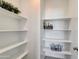 Pantry with white shelving providing plenty of storage space for food and household items at 5106 E Umber Rd, San Tan Valley, AZ 85143